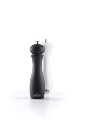 Black and White Salt and Pepper Grinders