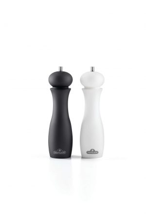Black and White Salt and Pepper Grinders