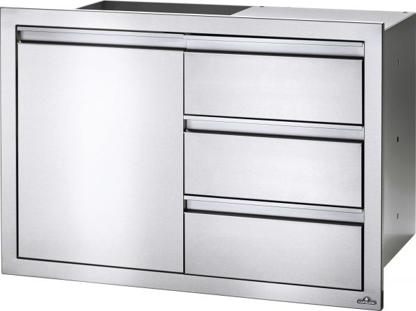 36" X 24" Single Door & Triple Drawer Combo