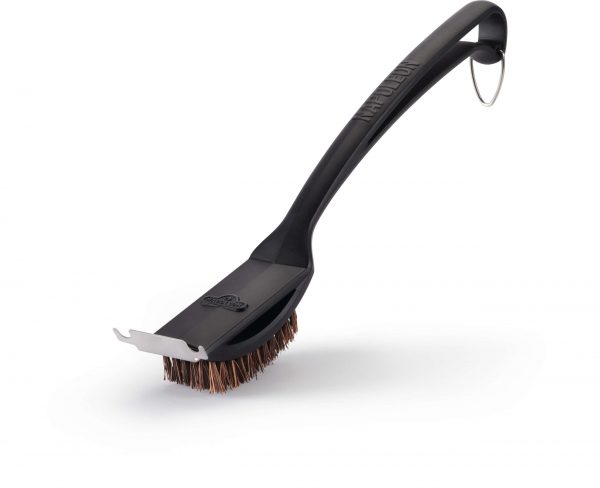 Natural Fiber Grill Brush With Grid Scraper