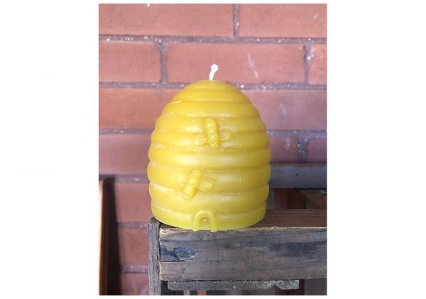 Pure Beeswax Beehive Candle - 3 inch