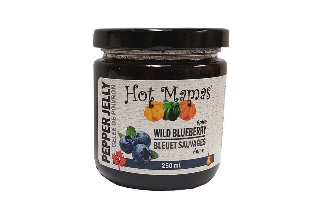 Hot Mama's Wild Blueberry Pepper Jelly (250ml)
