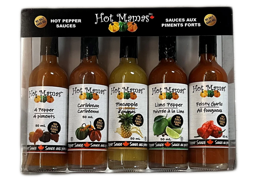 Hot Mamas Hot Sauce 5 Pack
